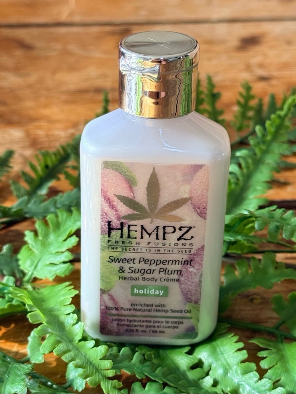 Hempz Sweet Peppermint & Sugar Plum Body Crème - NEW